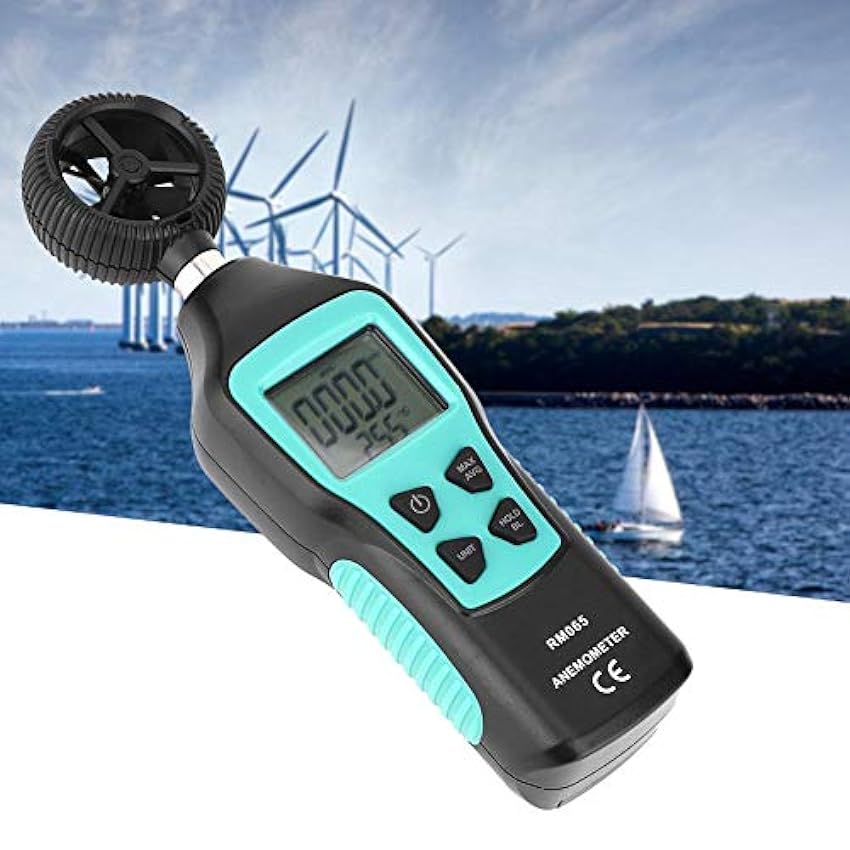 Compteur de vitesse du vent, RM065 Outils de mesure du vent pour anémomètre numérique portatif azmrI1wY